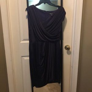 Eggplant Formal Rouche dress Size 12
